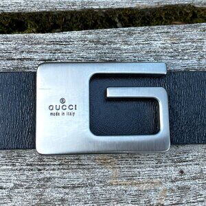 💯 Authentic GUCCI Leather Belt